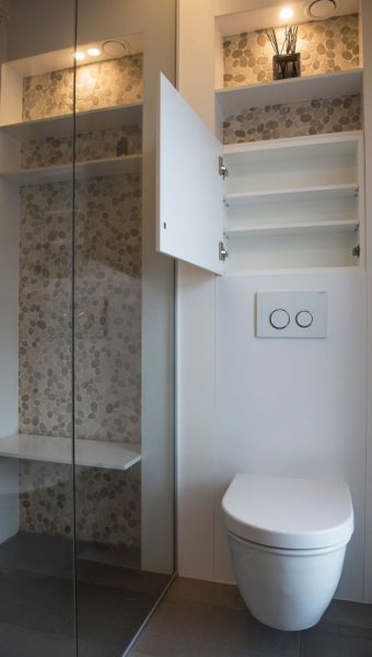 Project Renoconcept: Ruimte optimaliseren. Foto toilet en opbergruimte